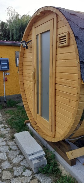 Unsere Fasssauna Unsere Fasssauna